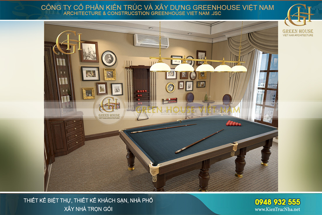 thiết kế nội thất biệt thự tân cổ điển tại Bắc Giang