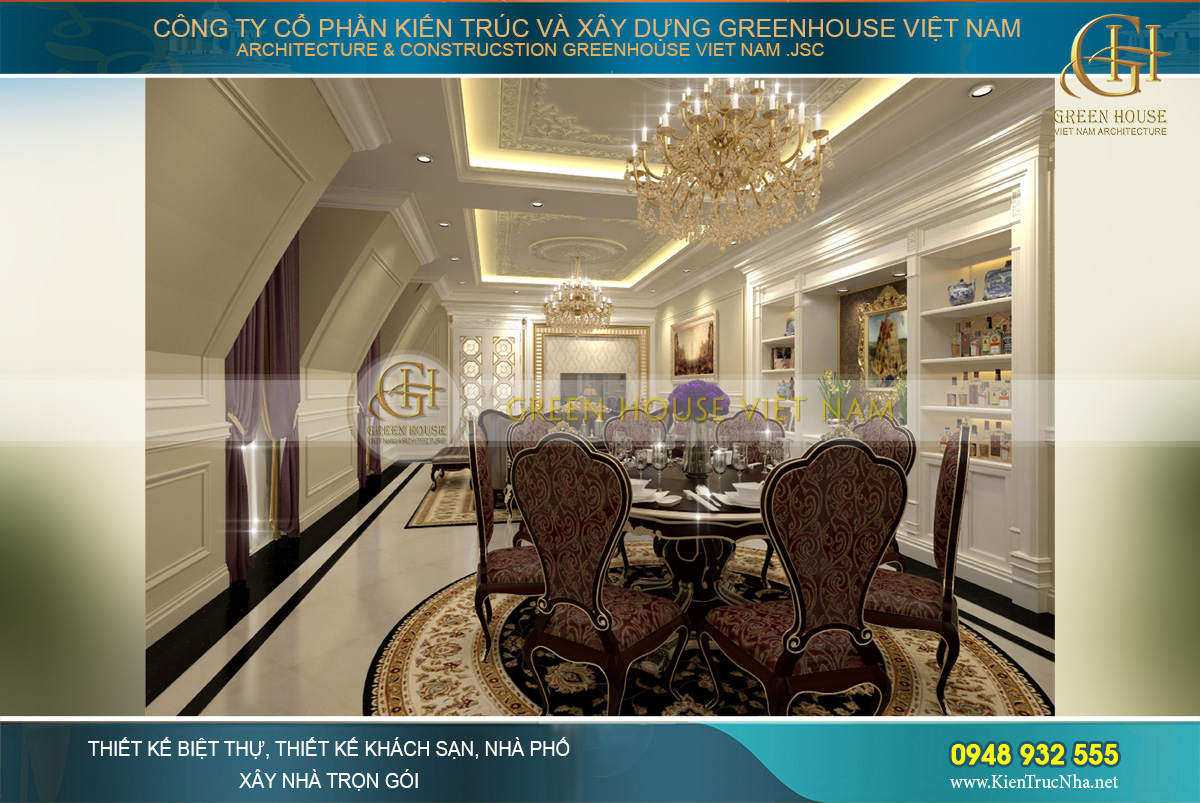 được đầu tư với vẻ đẹp sa hoa và lộng lẫy