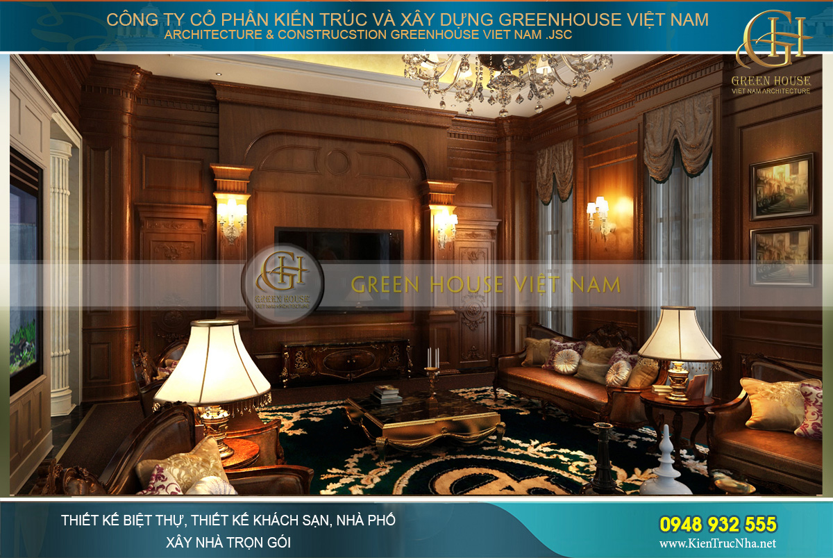 thiết kế biệt thự cổ điển Rạng Đông tại Phan Thiết