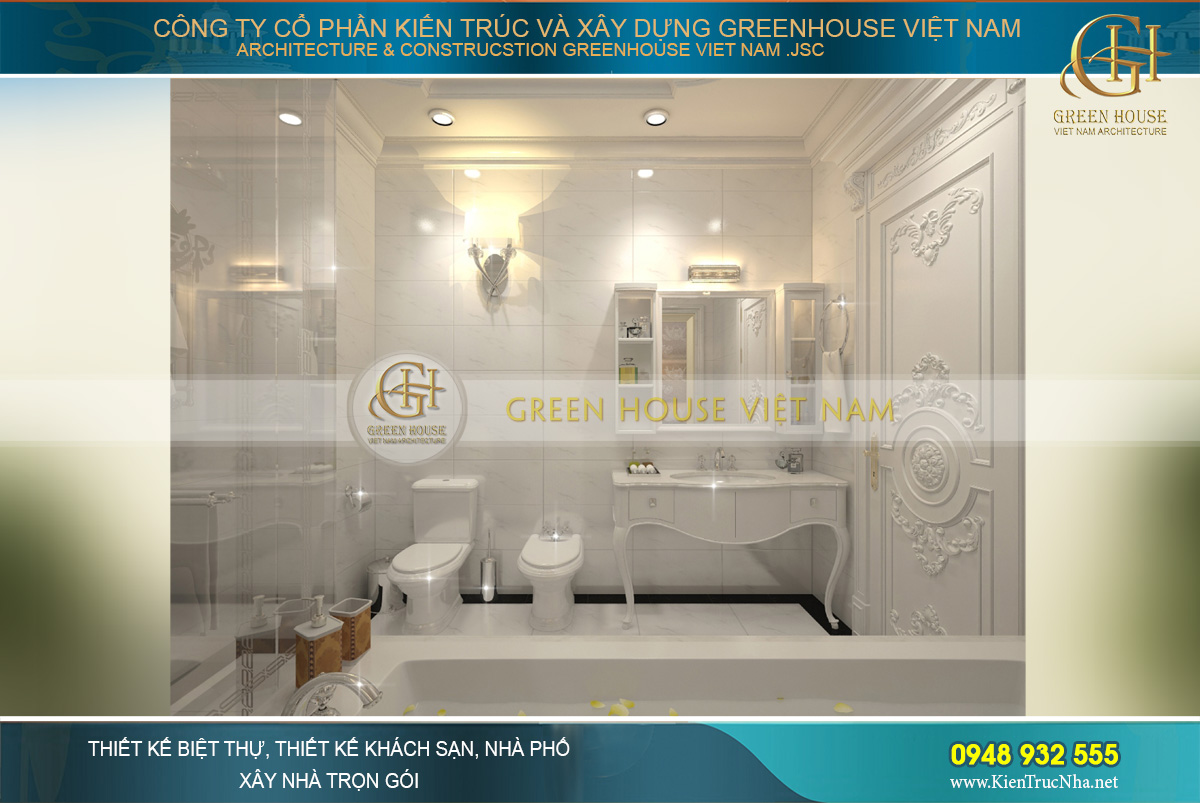 thiết kế biệt thự cổ điển Rạng Đông tại Phan Thiết