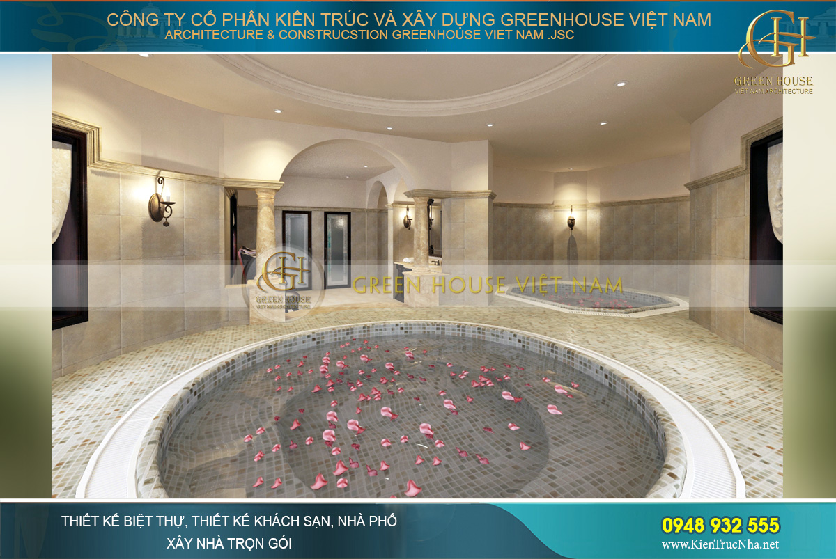 thiết kế biệt thự cổ điển Rạng Đông tại Phan Thiết