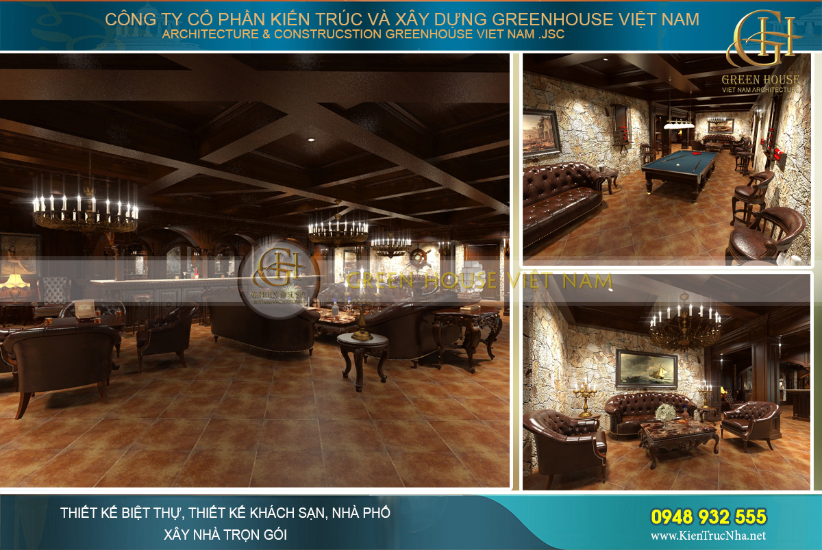 thiết kế biệt thự cổ điển Rạng Đông tại Phan Thiết