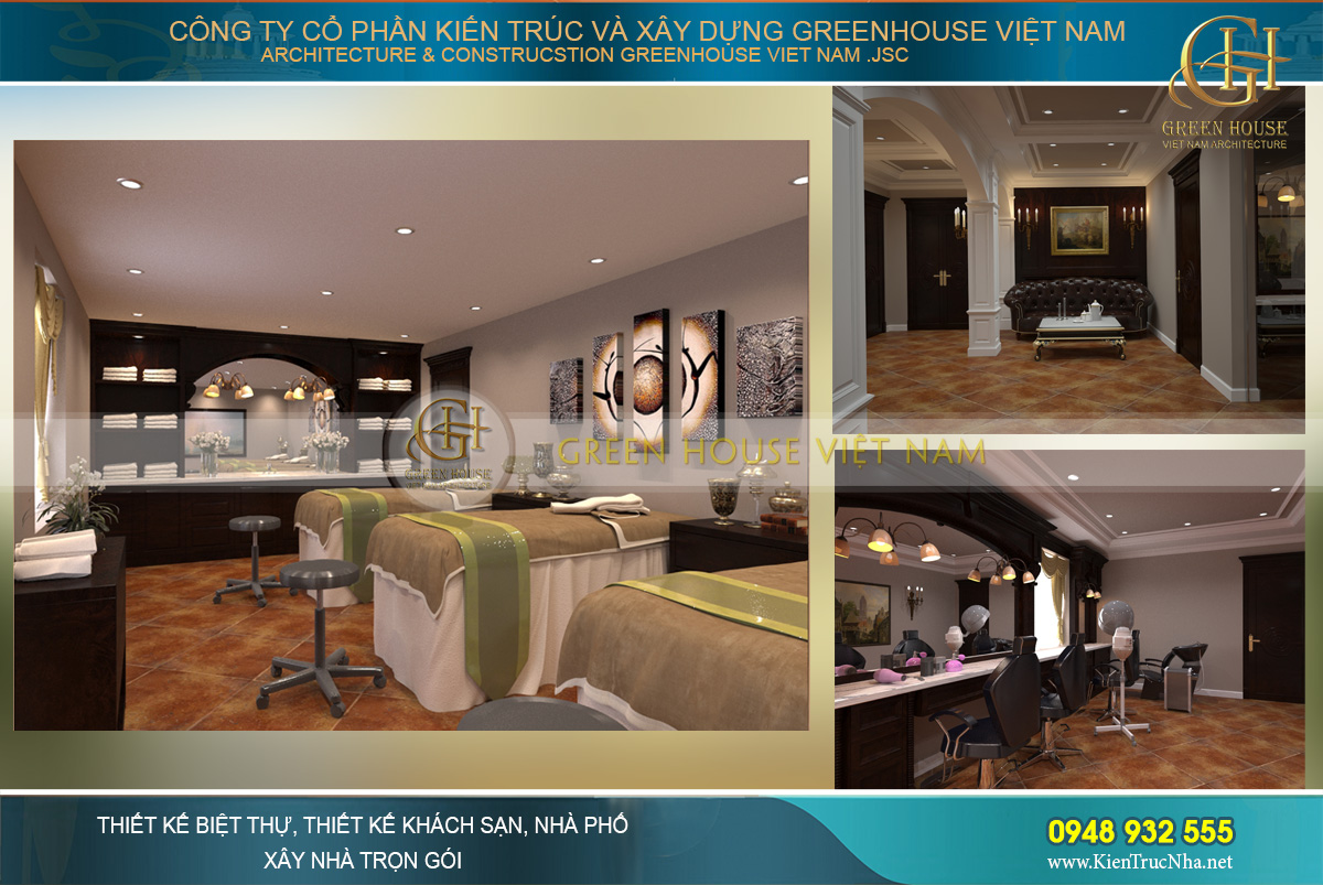 thiết kế biệt thự cổ điển Rạng Đông tại Phan Thiết