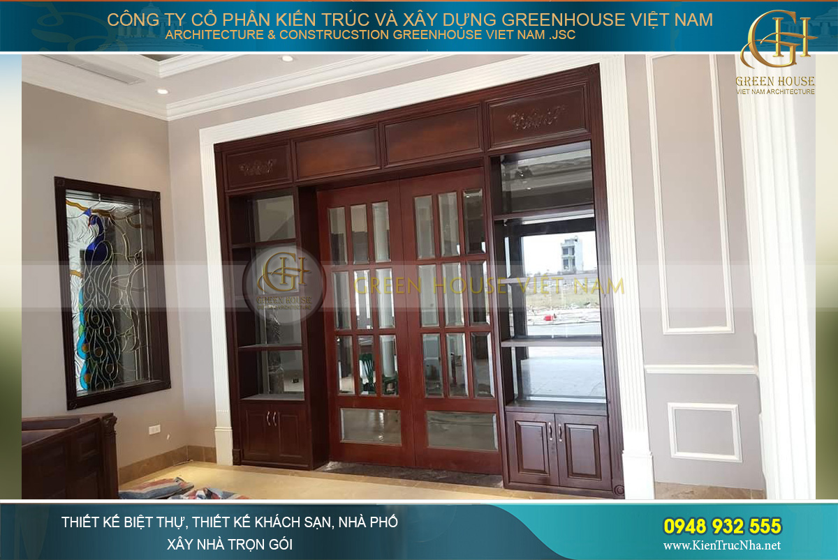 Thi công trọn gói biệt thự tân cổ điển 3 tầng Bắc Giang