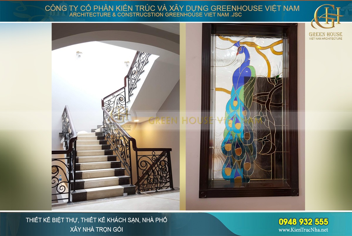 Thi công trọn gói biệt thự tân cổ điển 3 tầng Bắc Giang