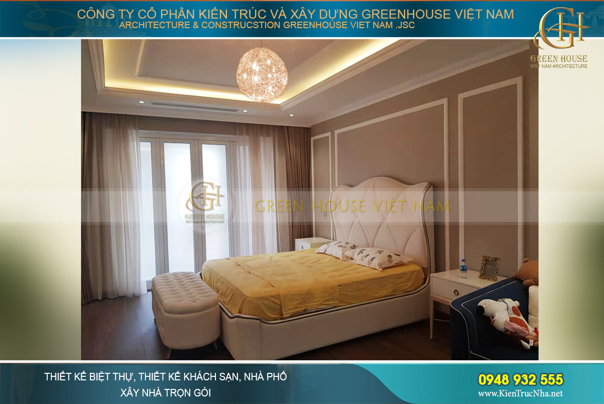 Thi công trọn gói biệt thự tân cổ điển 5 tầng