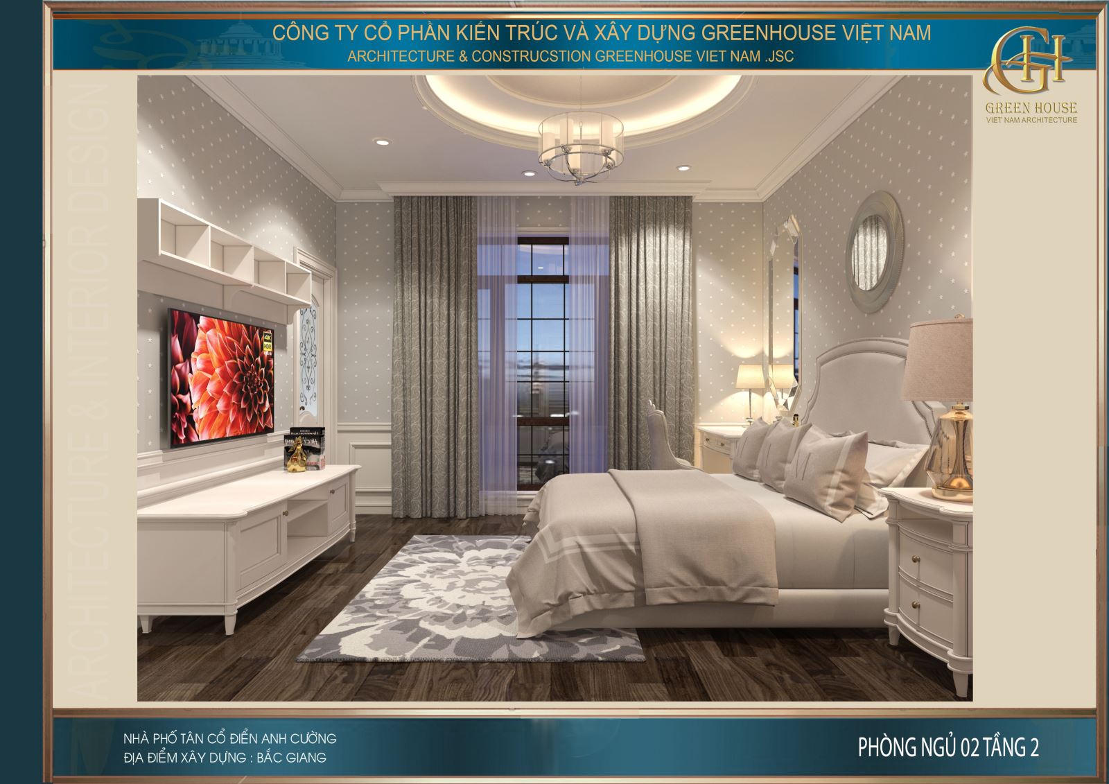 Thiết kế phòng ngủ sang trọng dù không cần quá nhiều đồ nội thất cầu kỳ