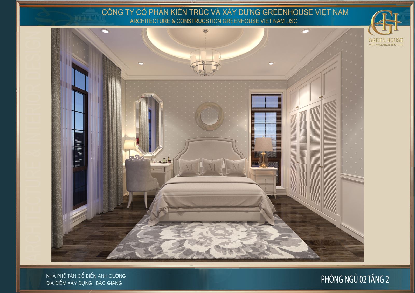 Phòng ngủ số 2 mang đến màu sắc tươi mới trẻ trung