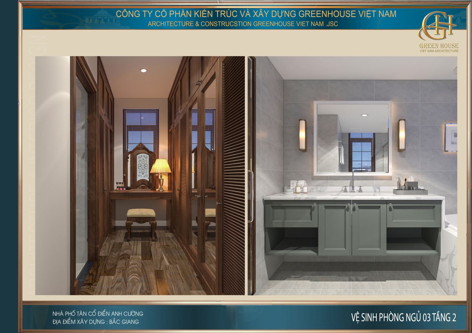 Phòng thay đồ của phòng ngủ số 3