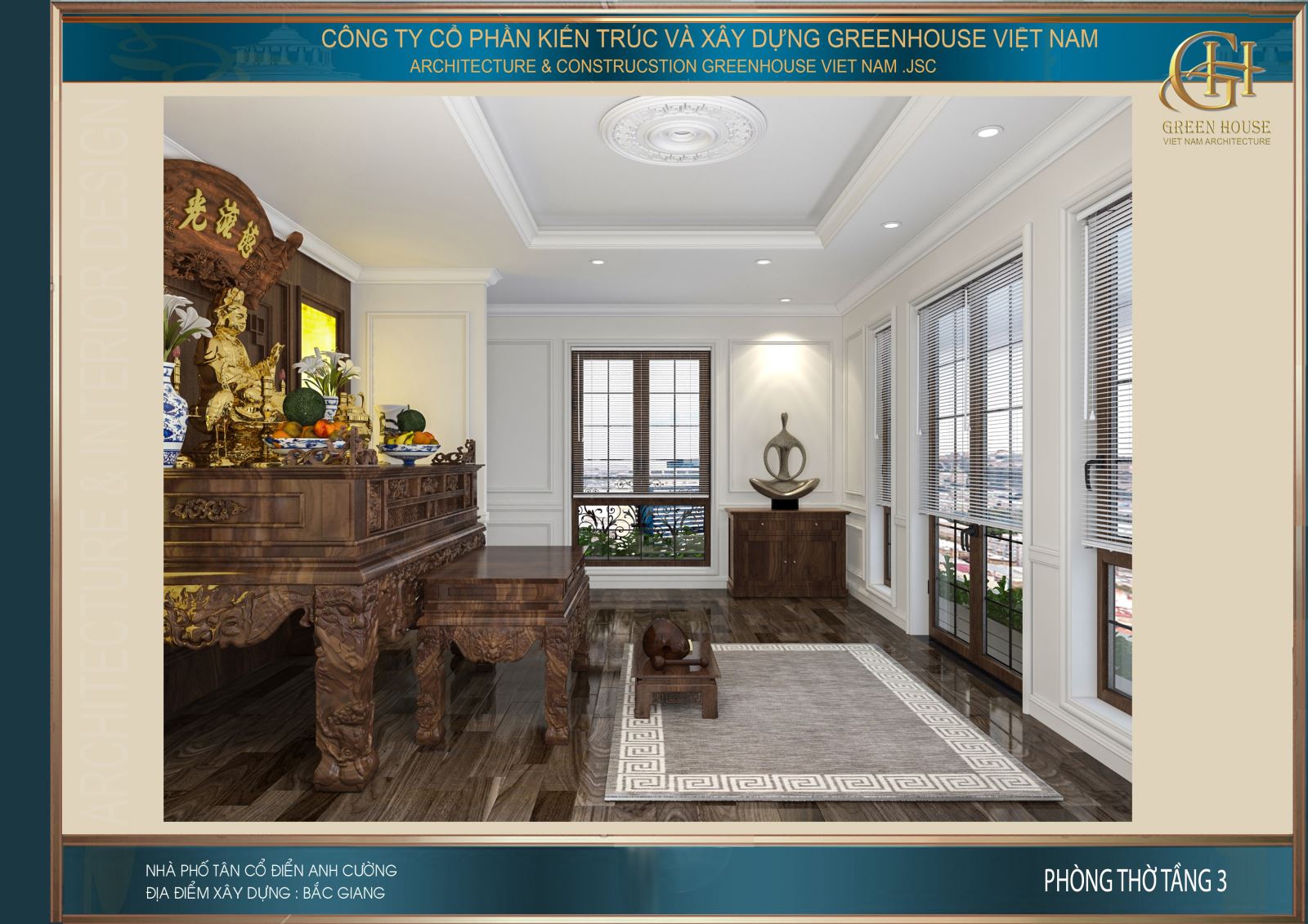 Vẻ đẹp truyền thống, linh thiêng của phòng thờ gia tiên