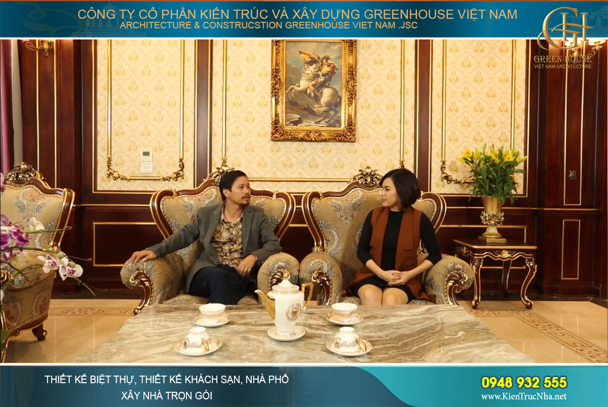 biệt thự tân cổ điển 3 tầng Bắc Giang