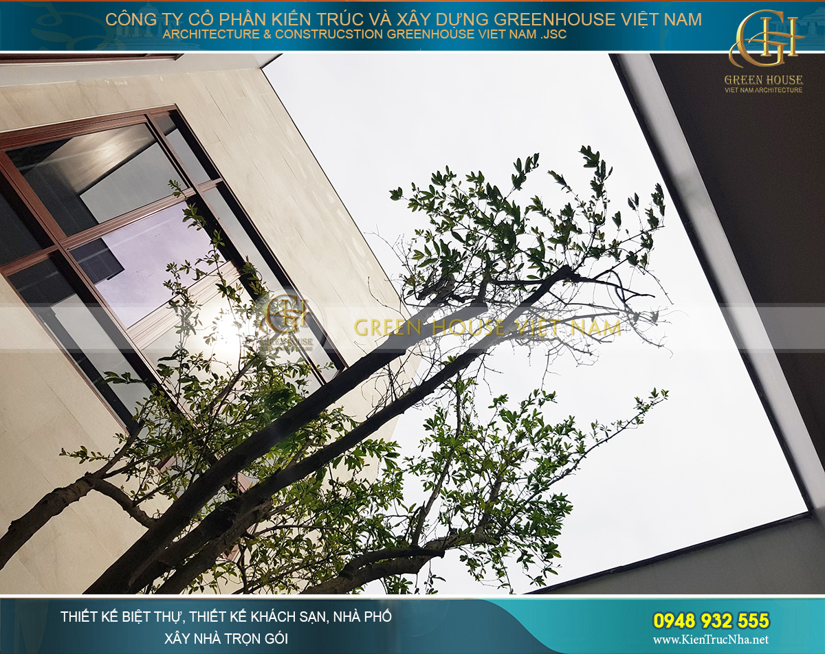 thi công trọn gói biệt thự hiện đại 3 tầng