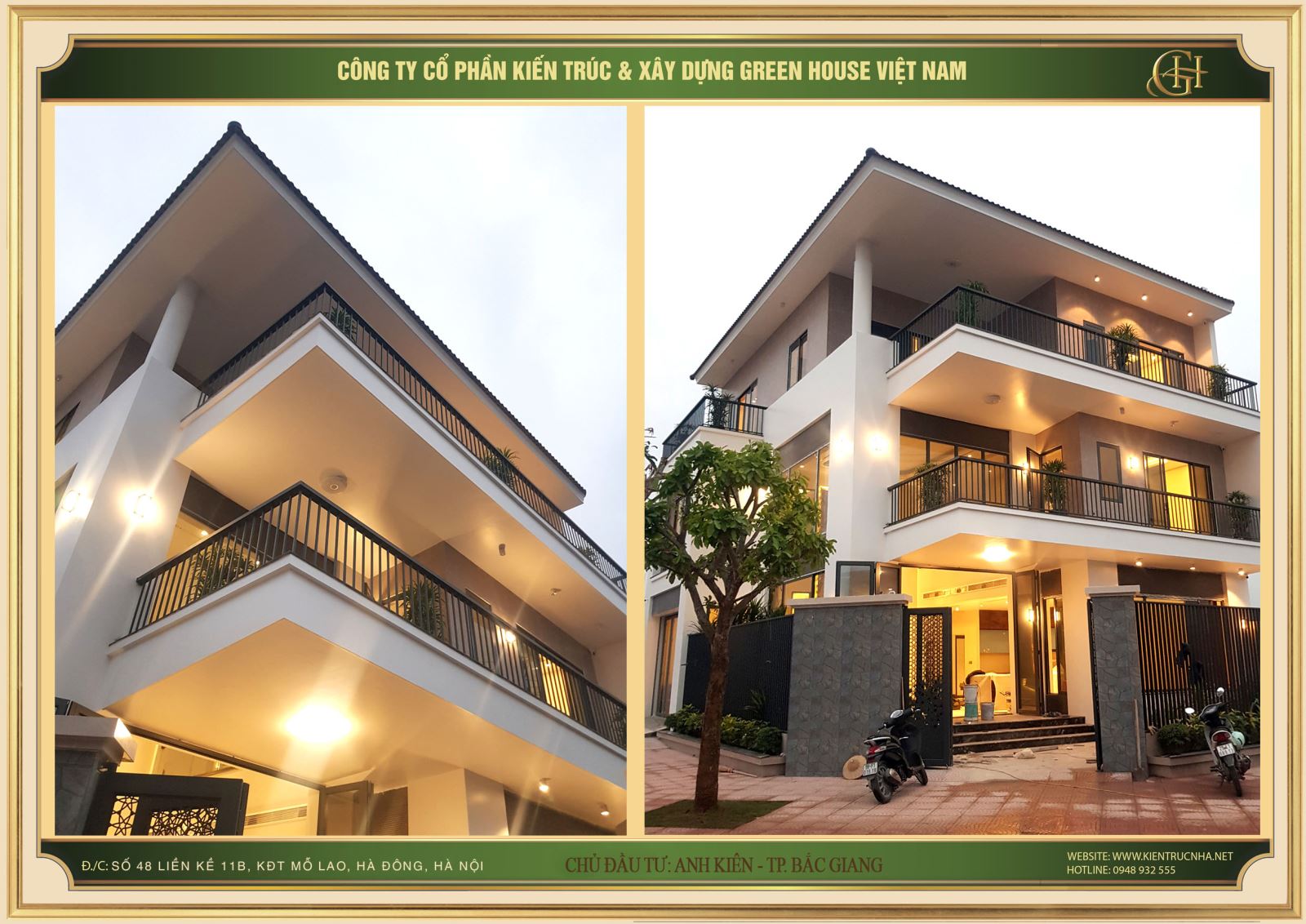 Vào ban đêm, công trình trở nên lung linh hơn khi những ánh đèn xuyên suốt cửa kính