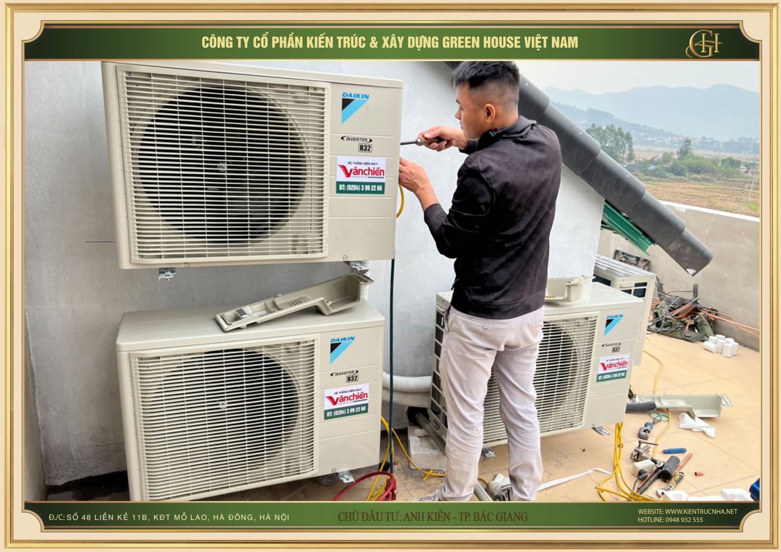 Đội ngũ xây dựng đang hoàn thiện nốt những giai đoạn cuối cùng