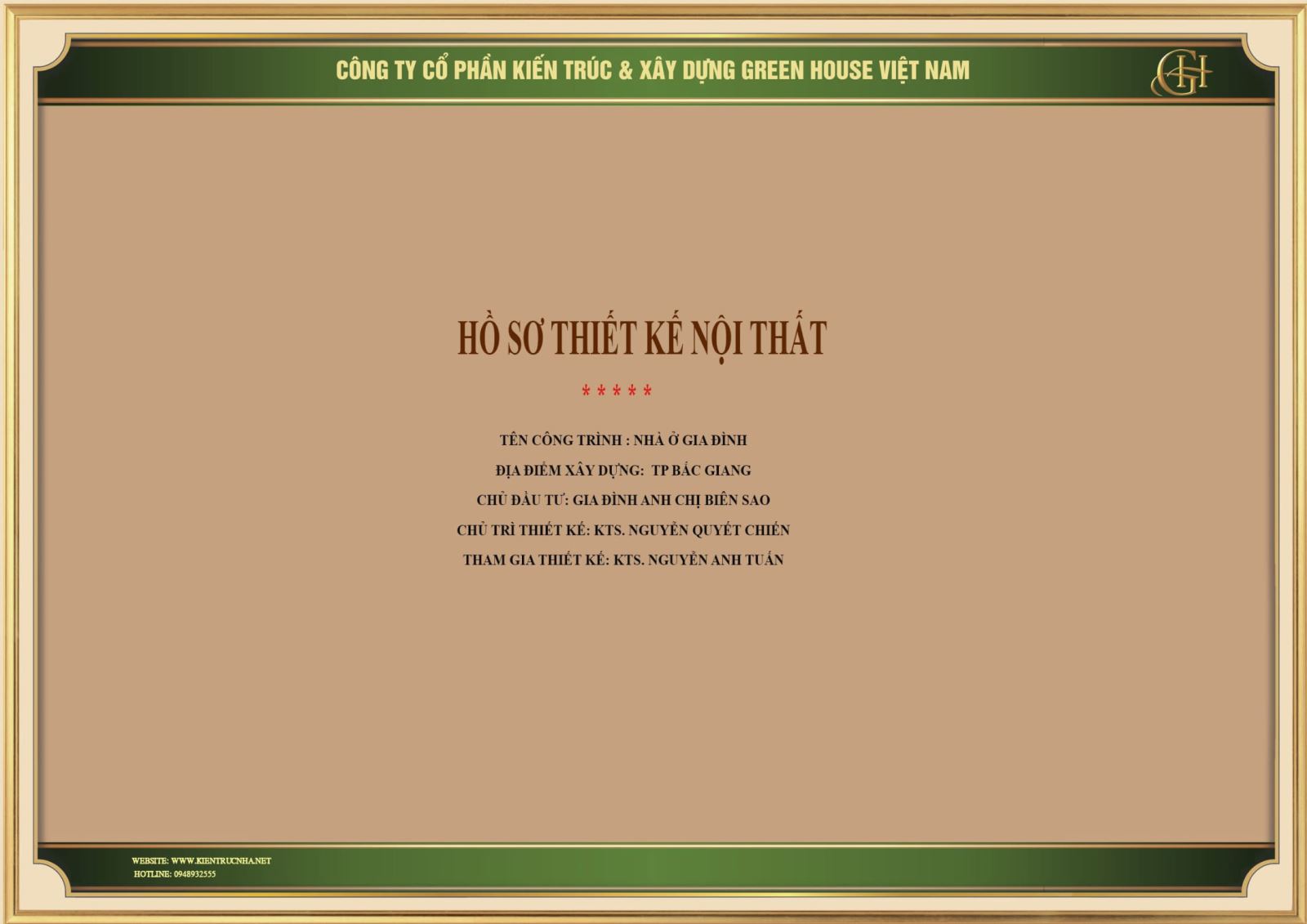 Thiết kế nội thất nhà phố tân cổ điển đẹp, sang trọng tại Bắc Giang