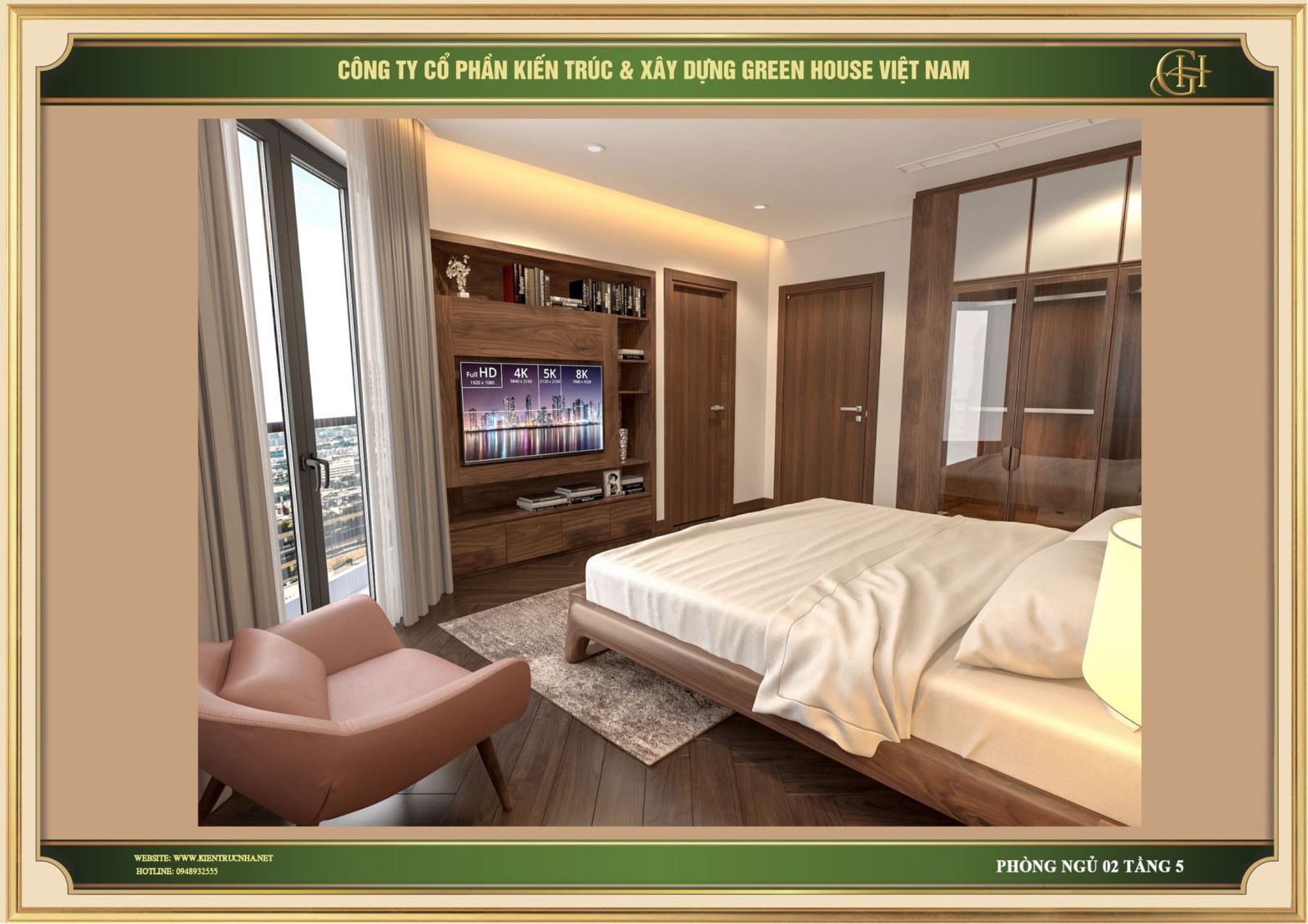 Chiêm ngưỡng phòng ngủ tân cổ điển đẹp, ân tượng tại Bắc Giang