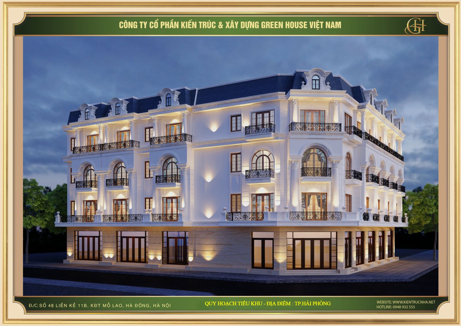 Dự án thiết kế với những dãy nhà liền kề được phân bổ rất khoa học cả về không gian, lẫn diện tích