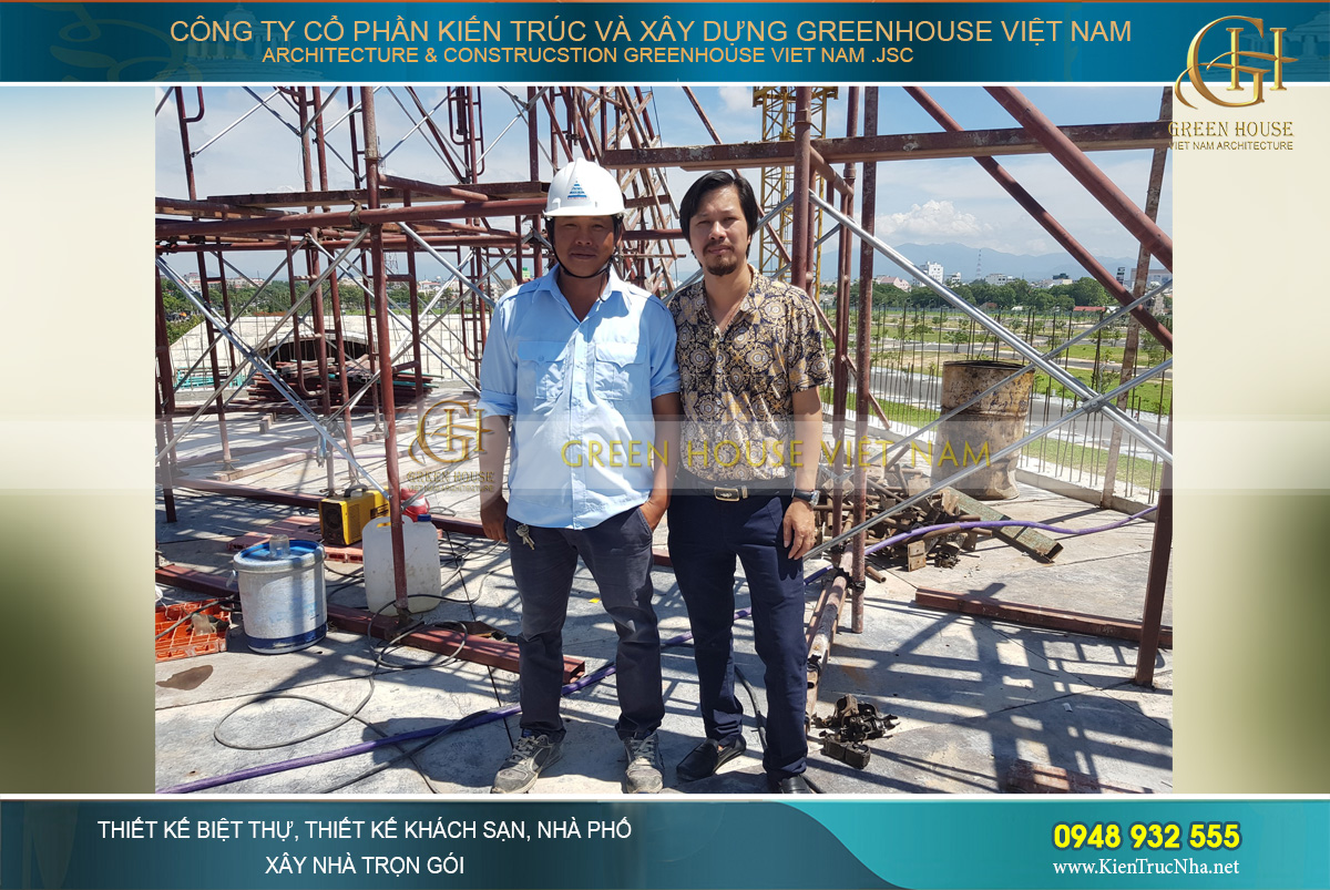 thi công trọn gói biệt thự cổ điển Rạng Đông tại Phan Thiết