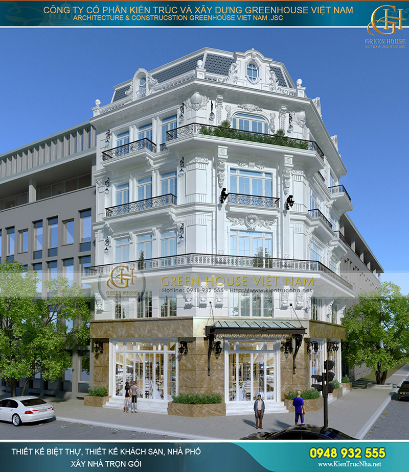 thiết kế khách sạn cao cấp