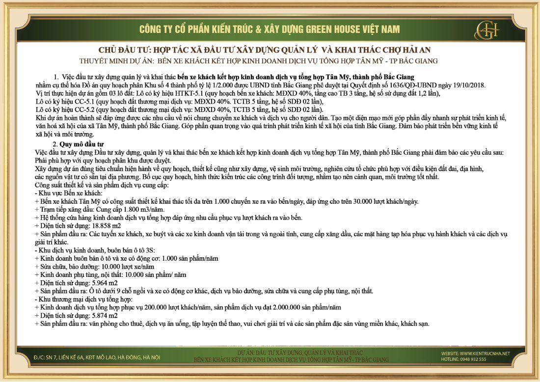 Dự án bến xe khách góp phần quan trọng vào quá trình phát triển của tỉnh Bắc Giang