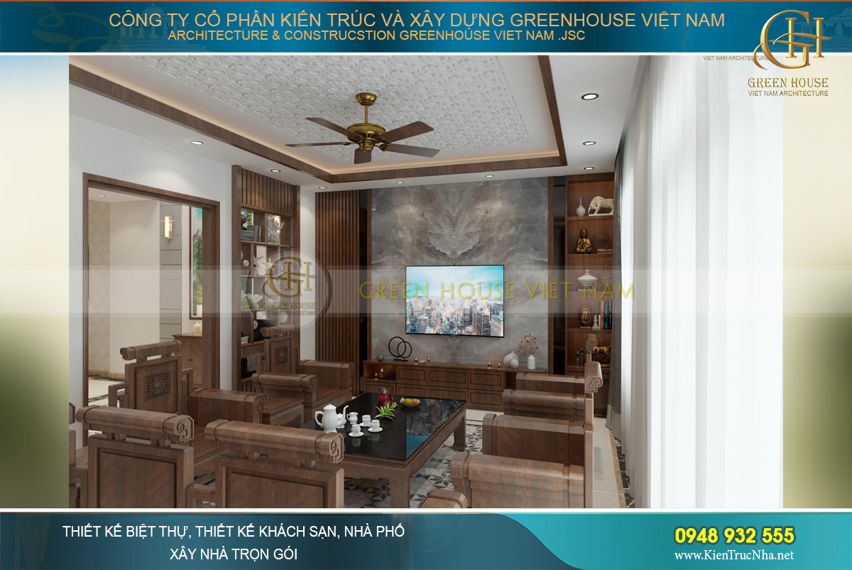 nội thất nhà phố giả biệt thự Ninh Bình