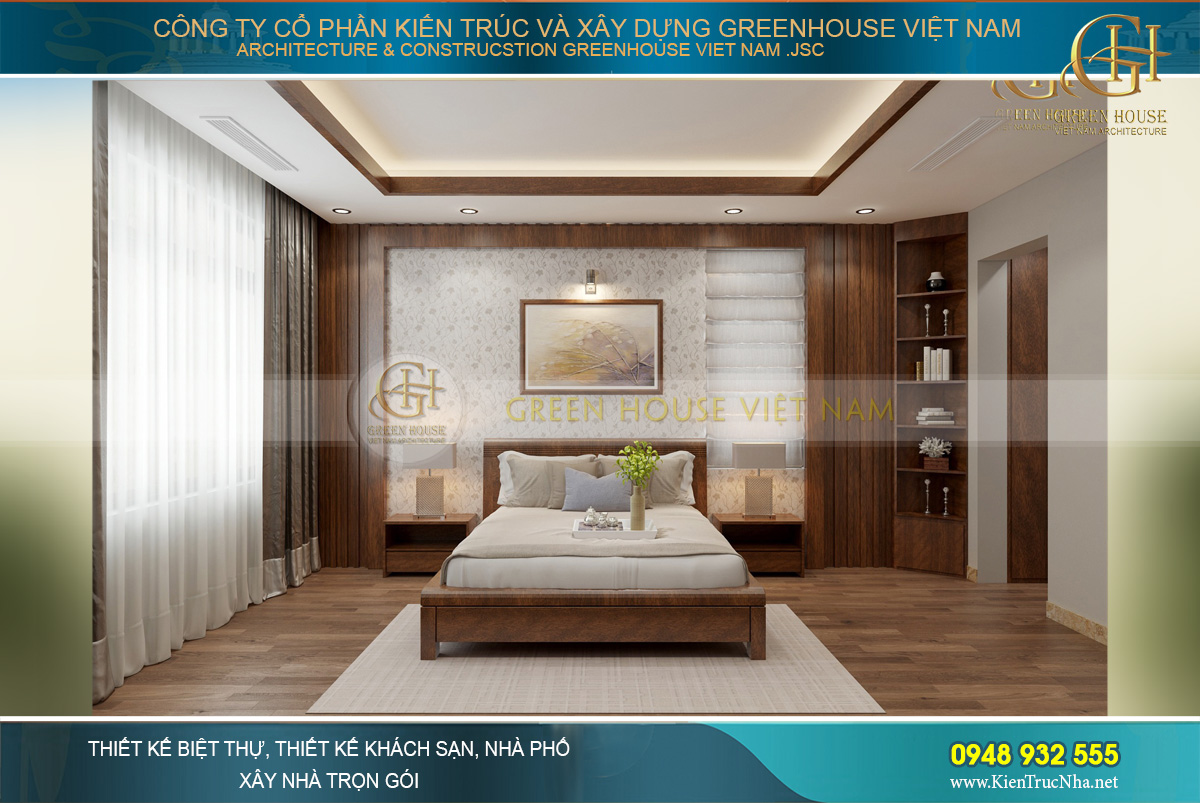 thiết kế nội thất biệt thự hiện đại 3 tầng