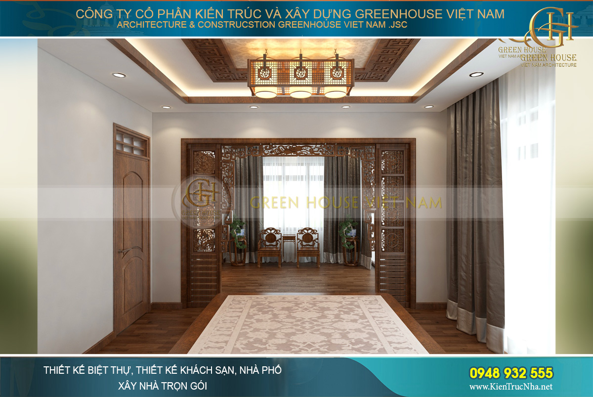 thiết kế nội thất biệt thự hiện đại 3 tầng