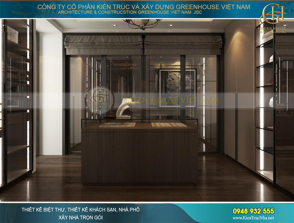 thiết kế nội thất biệt thự hiện đại 2 tầng