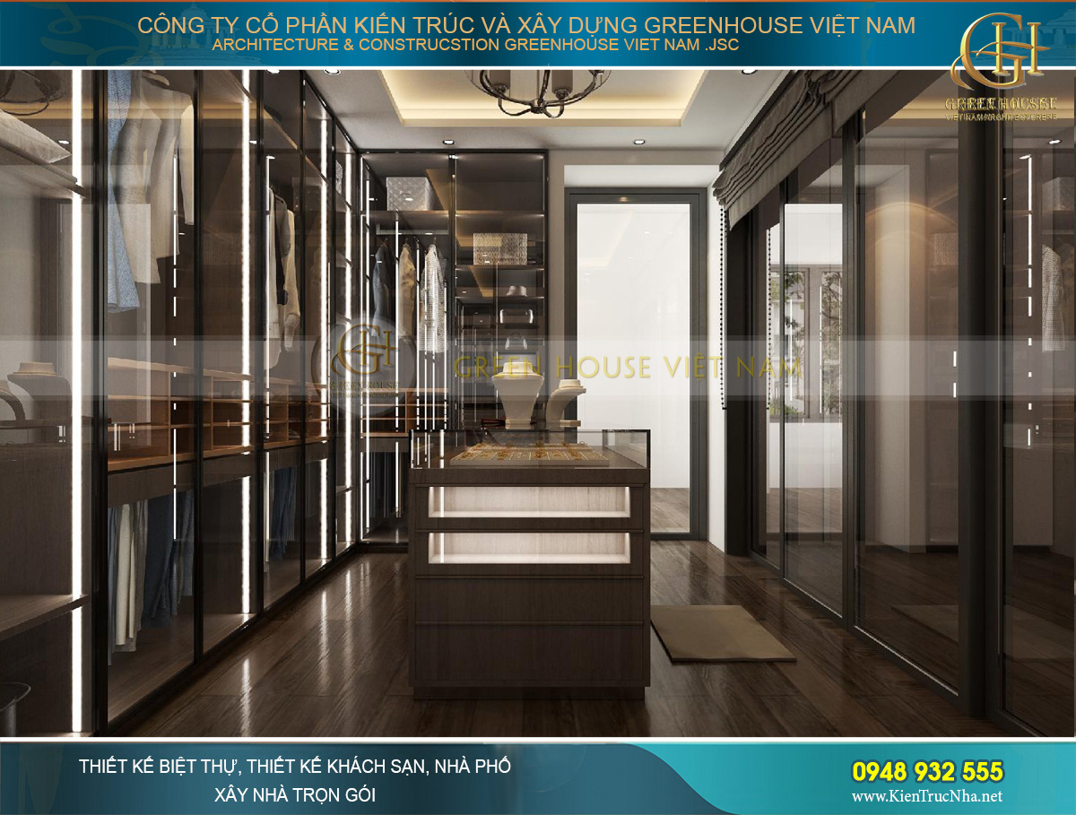 thiết kế nội thất biệt thự hiện đại 2 tầng