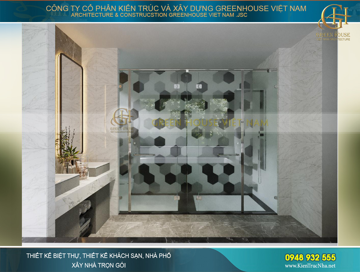 thiết kế nội thất biệt thự hiện đại 2 tầng