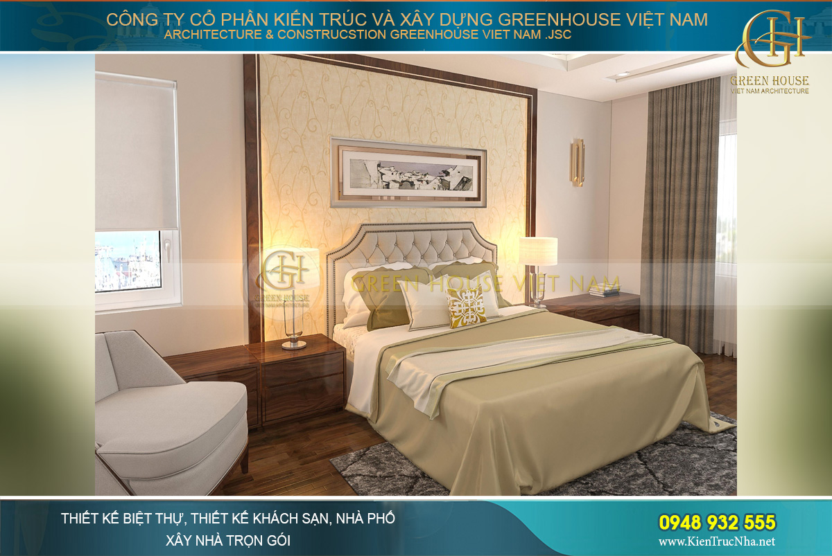 mẫu nội thất biệt thự hiện đại á đông