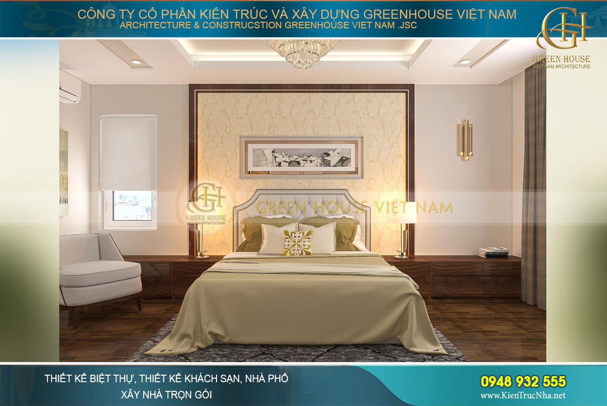 mẫu nội thất biệt thự hiện đại á đông