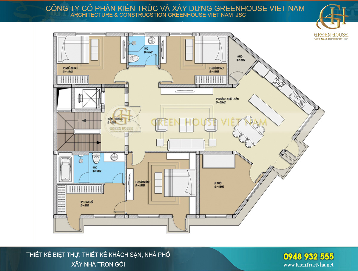 thiết kế nội thất chung cư hiện đại tại Hà Nội