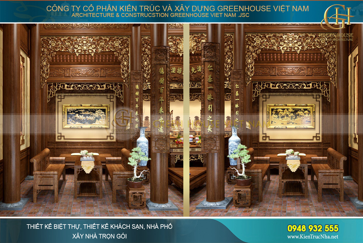 thiết kế nhà thờ họ đẹp tại Hải Phòng