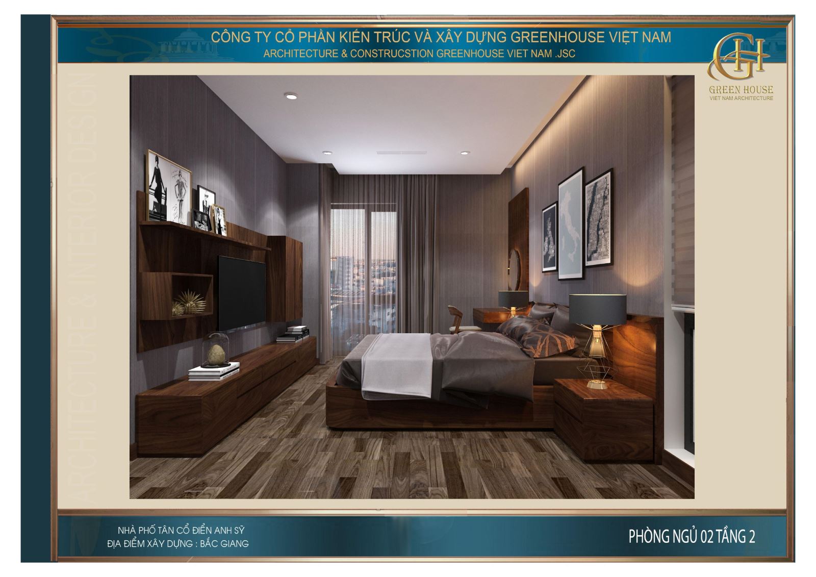 Toàn cảnh phòng ngủ tại tầng 2