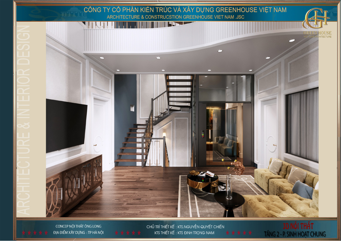 Những chi tiết trang trí đậm chất tân cổ điển được thể hiện khéo léo qua các vật dụng nội thất