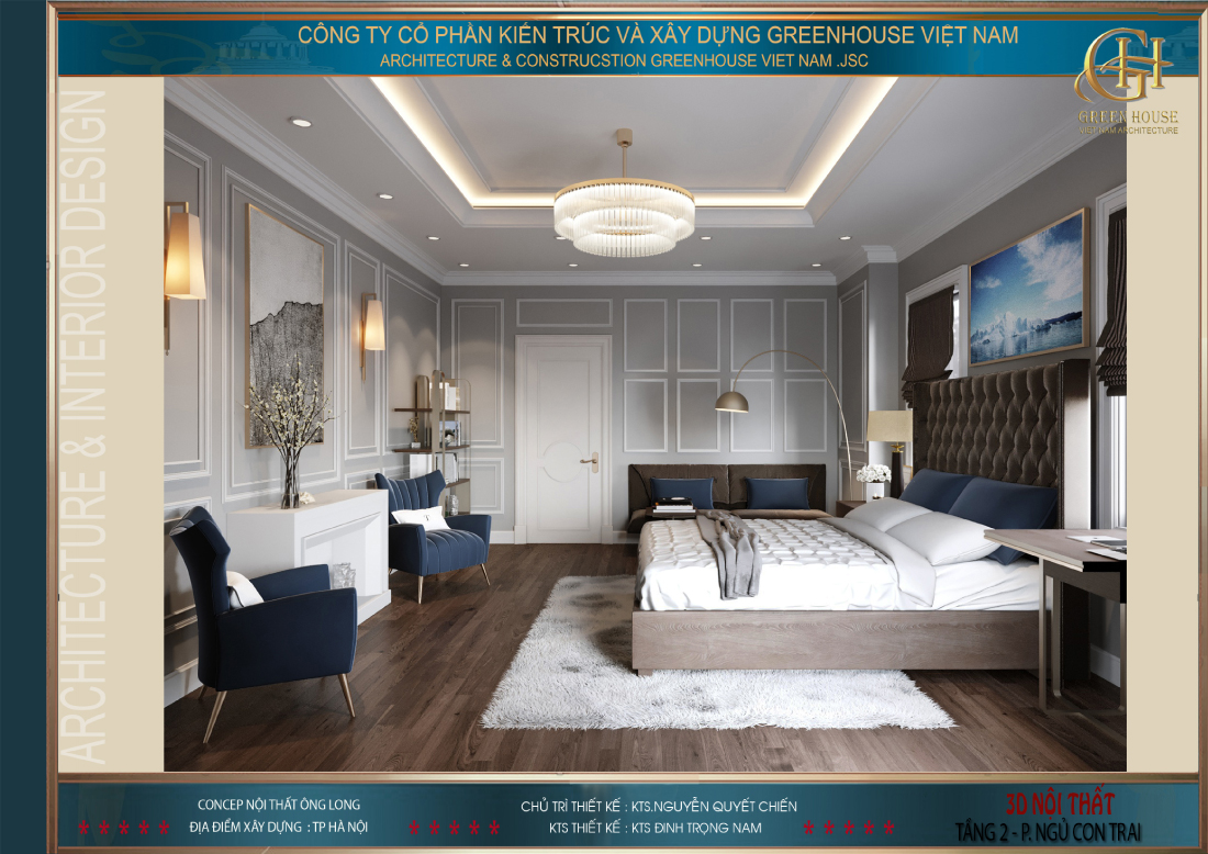 Đệm nhung được sử dụng trong phòng ngủ tạo sự mềm mại khi thư giãn trên đó