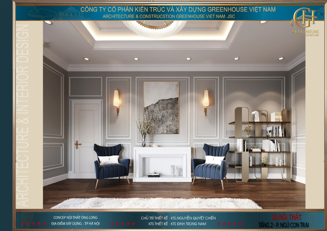 Những khoảng trống trong phòng cũng được tỉ mỉ bài bố nội thất, tận dụng mọi không gian