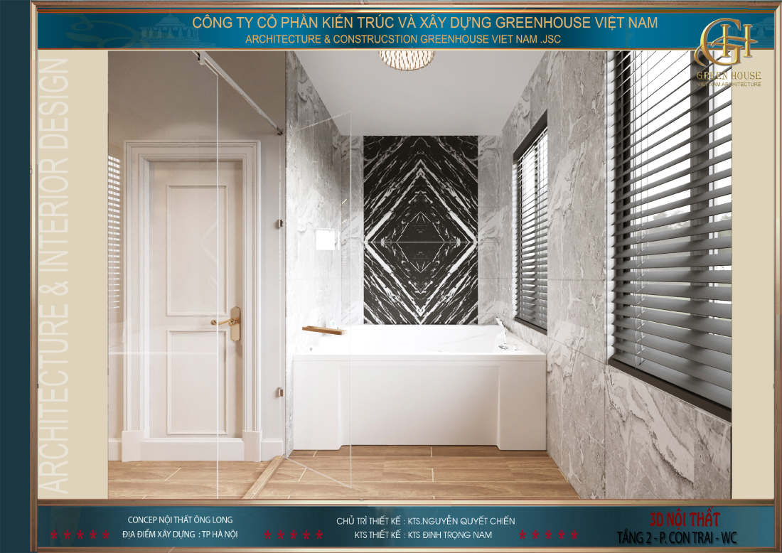 Khu vực phòng vệ sinh riêng của phòng ngủ