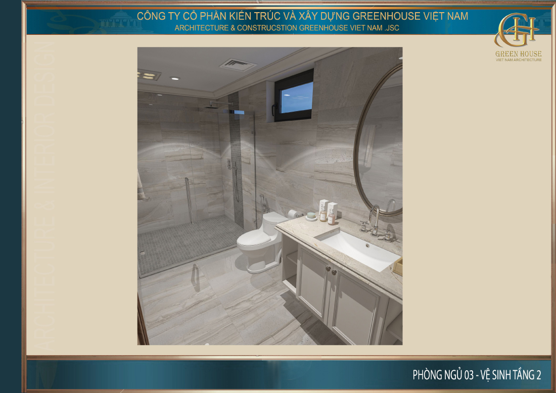 Phòng vệ sinh riêng của phòng ngủ tại tầng 2