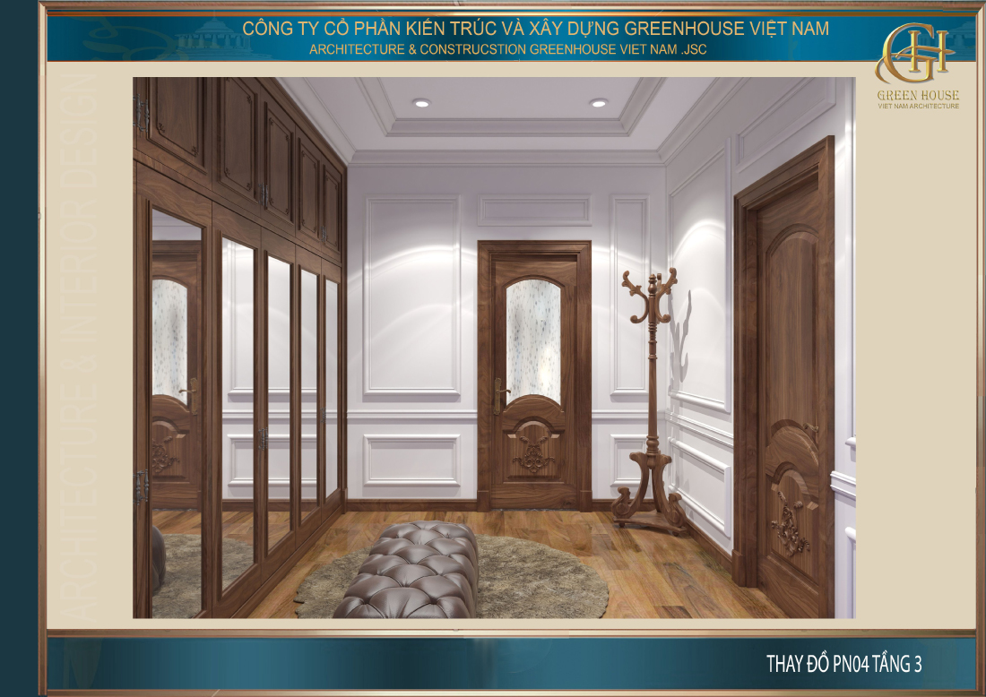 Toàn bộ đều sử dụng hệ thống gỗ