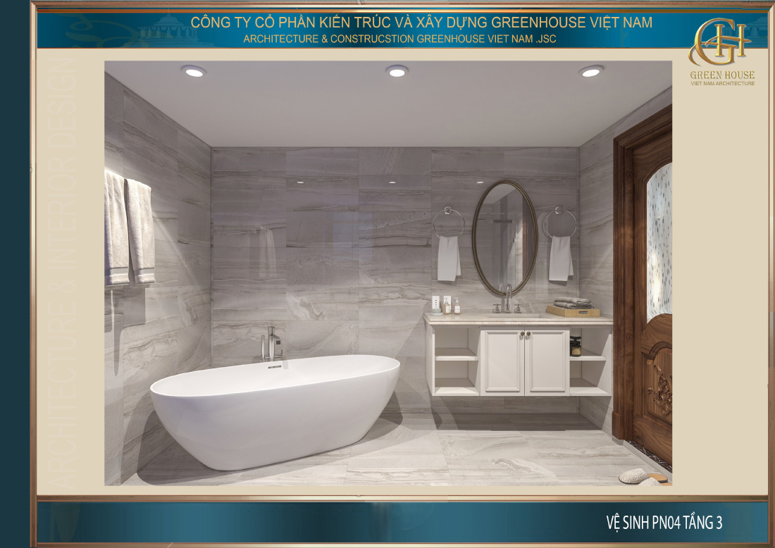 Phòng vệ sinh riêng của phòng ngủ số 4