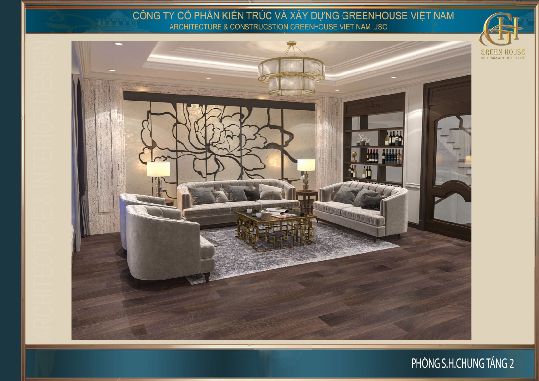 Thiết kế mở mang đến cảm giác rộng thoáng cùng vẻ đẹp lãng mạn cho không gian này