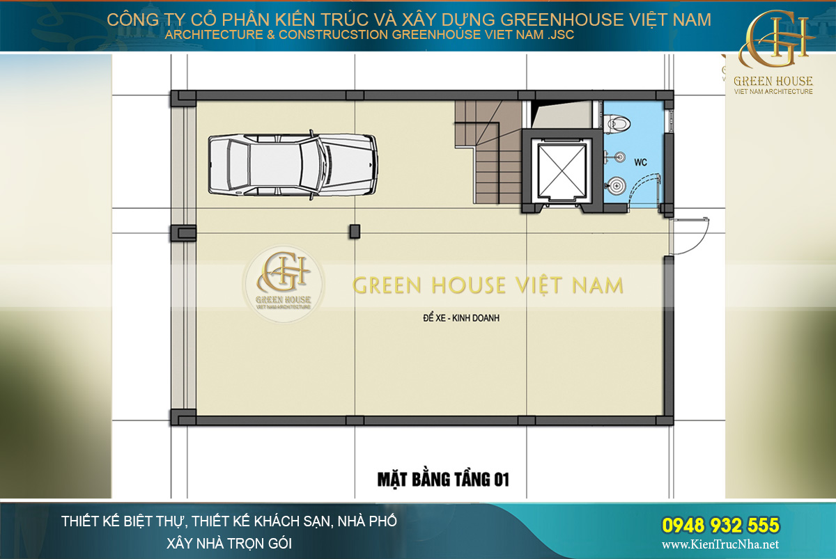 thiết kế nội thất biệt thự tân cổ điển waterfront Hải Phòng