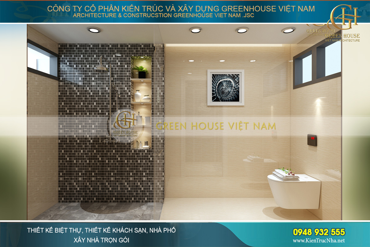 thiết kế nội thất biệt thự tân cổ điển waterfront Hải Phòng