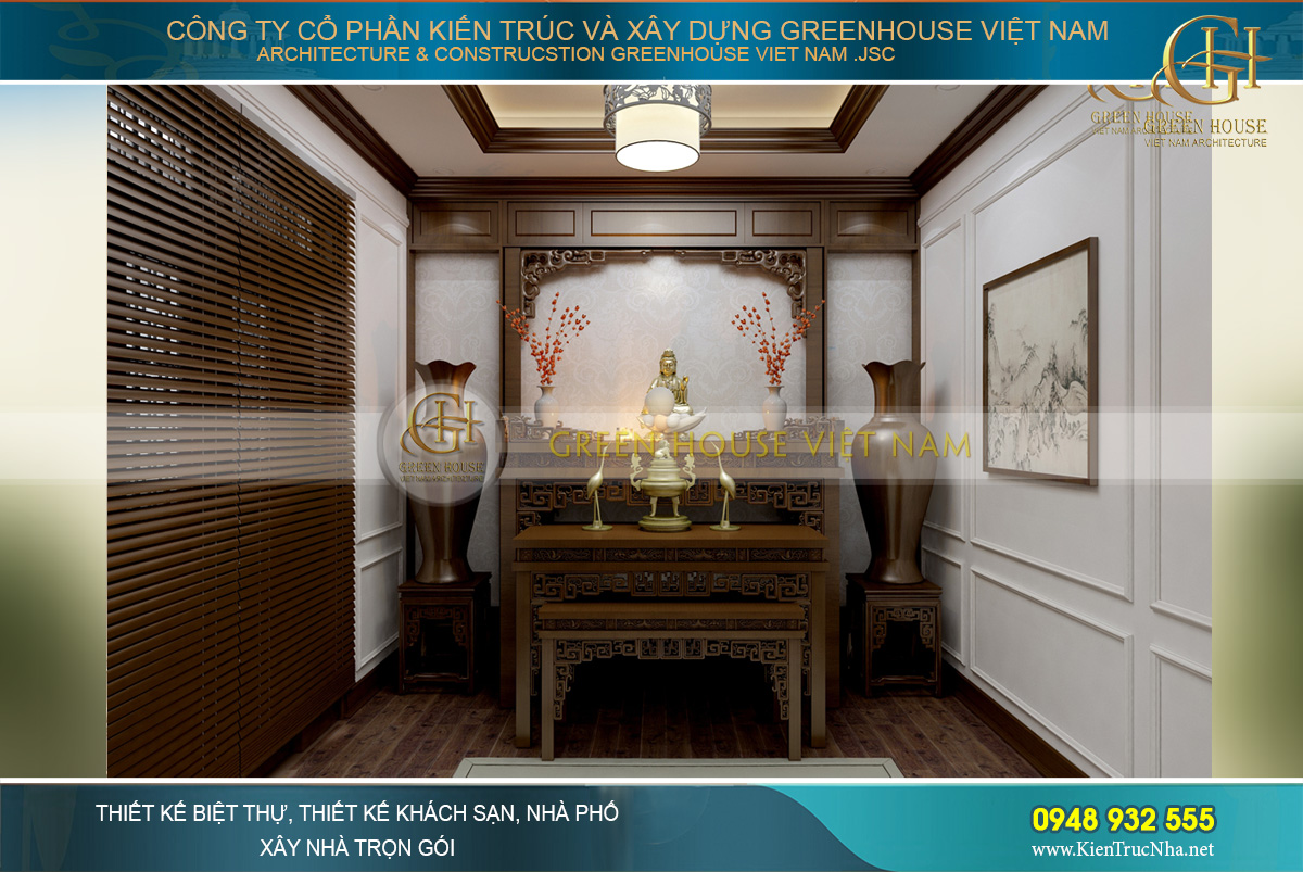 thiết kế nội thất biệt thự tân cổ điển waterfront Hải Phòng