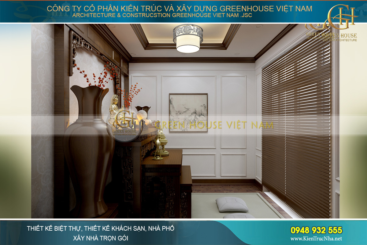 thiết kế nội thất biệt thự tân cổ điển waterfront Hải Phòng