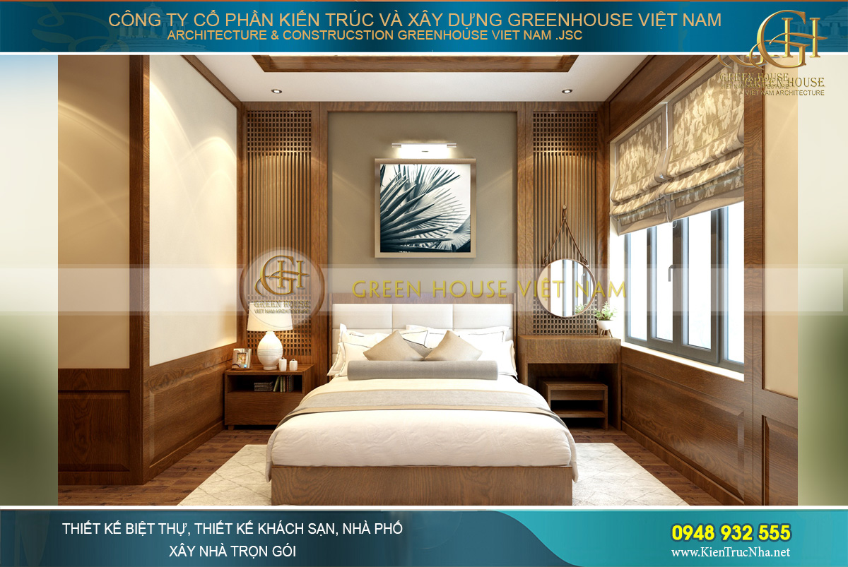 thiết kế nội thất biệt thự tân cổ điển 3 tầng