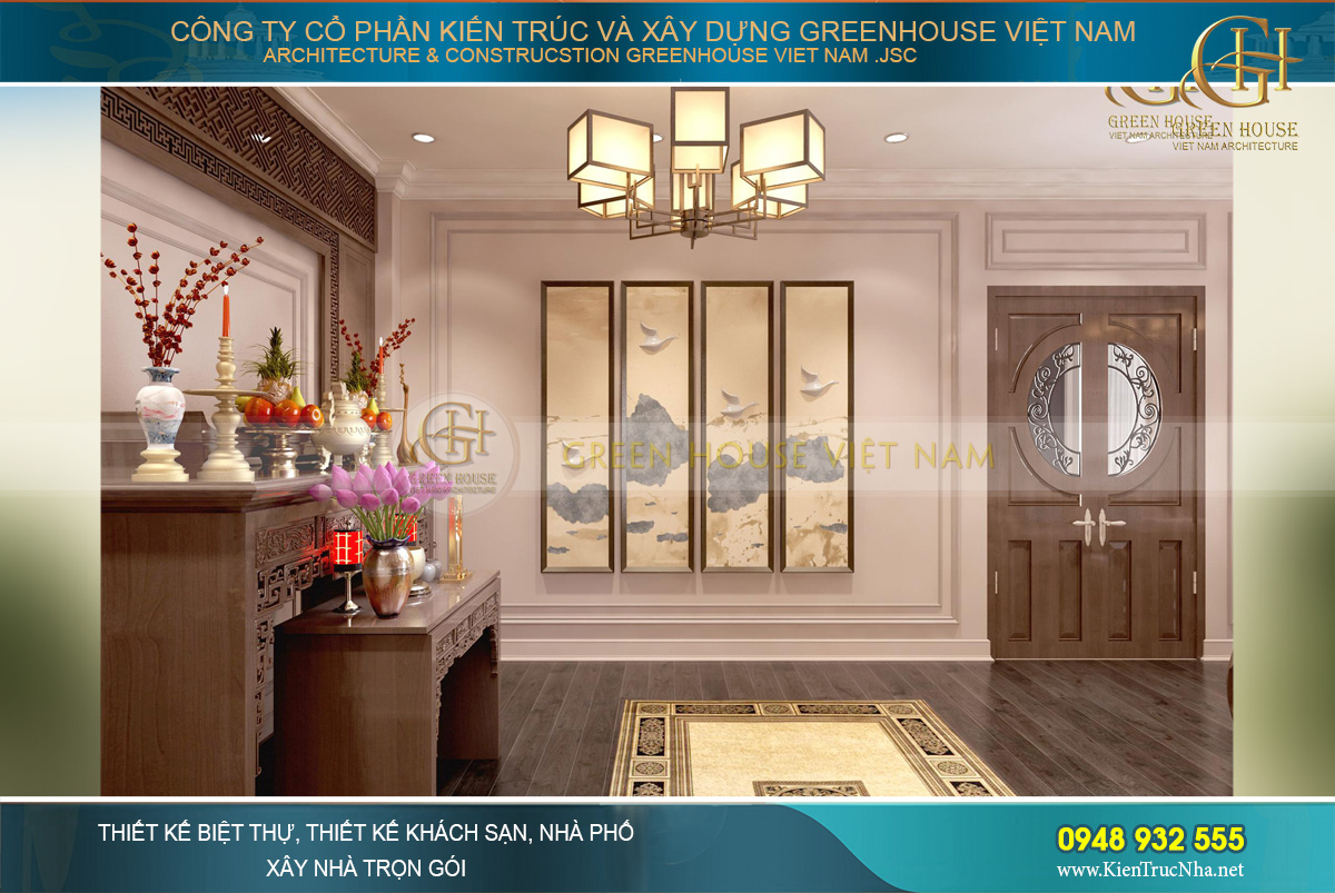 Thiết kế nội thất biệt thự tân cổ điển phong cách Hollywood tại Hải Phòng