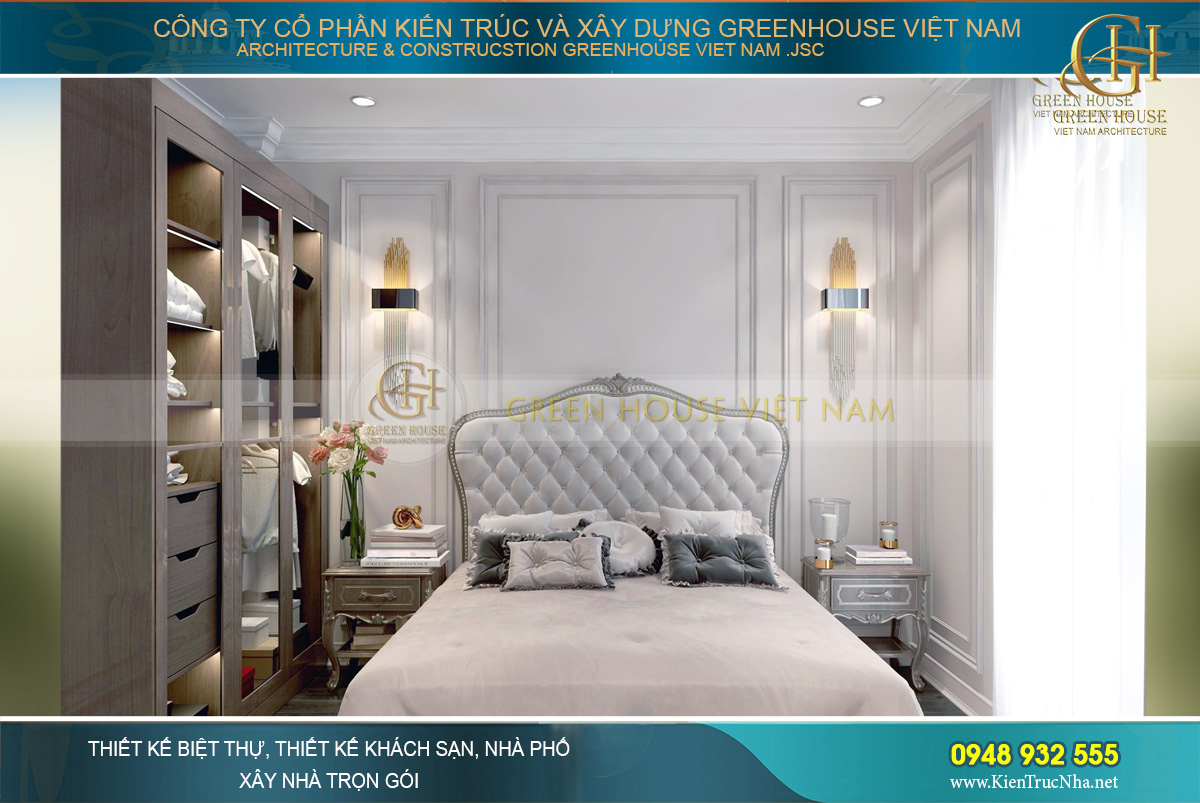 Thiết kế nội thất biệt thự tân cổ điển phong cách Hollywood tại Hải Phòng